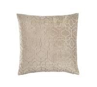 Lush Decor Velvet Geo Decorative Throw Pillow Cover, 20" W x 20" L, Taupe - Square Pillow Cover - Throw Pillows For Bed, Couch, Or Chair