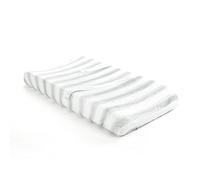 Lush Decor Watercolor Stripe Soft Fuzzy Changing Pad Cover, 32" x 16" x 5", Grey