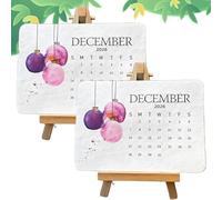 Lush Farms 2026 Seed Calendar, an eco-friendly, plantable love seed calendar, a sustainable monthly green planning book with a stand