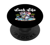 Lush Life - Sexy Elephant Thicc Body Pride Tropical Island PopSockets Adhesive PopGrip