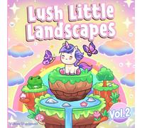 Lush Little Landscapes: Volume 2: Coloring Book for Adults, Teens & Kids | 45 Relaxing Pages with Bold Lines, Cute Animal Scenes, Whimsical Landscapes & Bonus Music Soundtrack (Lush Landscapes Series)