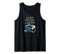 Lush Picnic Lands Basket Outdoor Activities Lover Adventure Tank Top