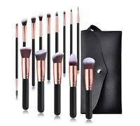 Lush Posh Makeup Brushes,14PCS Professional Makeup Brush Set Foundation Brush Blending Powder Blush Concealer Eye Make Up Brush with Bag