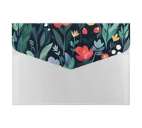 Lush Red Dark Garden Expanding File Organizer, Multi-Pocket Accordion Folder, Document Storage and Office Supplies