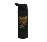 Lush Wildflower Symphony Stainless Steel Insulated Water Bottle