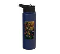 Lush Wildflower Symphony Stainless Steel Insulated Water Bottle