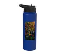 Lush Wildflower Symphony Stainless Steel Insulated Water Bottle