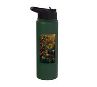 Lush Wildflower Symphony Stainless Steel Insulated Water Bottle