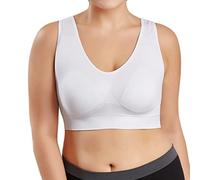 LUSHAasd Comfort Bras for Women Sports Bras Wireless Non-Wired Support Women's Bra Plus Size Wireless Bralette Sleep Everyday Bras Push Up Underwear for Yoga Fitness Exercise