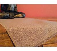 LushFabric Rustic Burlap Jute Table Runner - Wedding Jute Hessian Tablecloth Runners - 30cm wide (NATURAL, 100 inches/254cm)