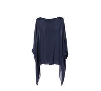 LushStyleUK Ladies Italian Plain Batwing Silk Tunic Top Women Lagenlook Top Plus Size