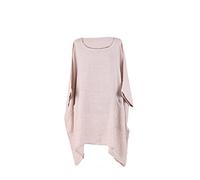 LushStyleUK New Ladies Italian Plus Size Plain Linen Tunic Top Women Lagenlook Top Plus Size