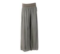 LushStyleUK New Ladies Italian Silk Trouser Women Elastic Waist Plus Sizes