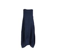 LushStyleUK New Ladies Italian Sleeveless Plain Linen Dress Women Lagenlook Dress Plus Sizes