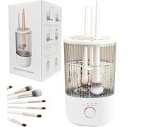 Luslife Electric Makeup Brush Cleaning Machine, Multi Functional Integrated Makeup Brushes Cleaner, One Click Start, Suitable for Various Makeup Brushes & Tools