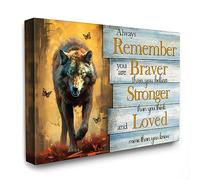 Luslya Motivational Wolf Canvas Wall Art Christian Wolf Painting Wall Decor Framed Inspirational Wolves Posters Home for Living Room Bedroom Bathroom Decoration 16x24 inch