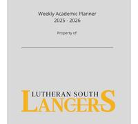 LuSo Academic Planner: 2025-2026: Weekly academic calendar