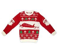 Luso Aviation Ugly Christmas Sweater, Cleared for Christmas, Red, White, Green, XL
