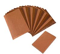 Lusofie 18 Pcs Felt Fabric Brown Felt Sheets Fuzzy Felt Fabric for Crafts DIY Crafting Sewing Patchwork Art Projects 3 Colors 11.81 x 7.87 Inch