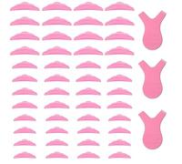 Lusofie 48 Pieces Lash Lift Pads Silicone Lash Lift Shields (S, M, L), Reusable Lash Lift Rods with 3 Pieces Lash Lift Comb for Eyelashes Makeup Beauty Tool