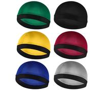 Lusofie 6 Pcs Kids Satin Wave Caps Boo Boo Cap Baby Wave Caps Kids Stocking Cap for Boys Girls Multicolour