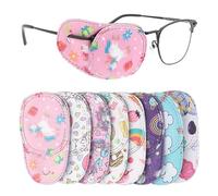 Lusofie 8 Pcs Eye Patches for Kids Colorful Kids Eye Patches Right & Left Eye Patch for Glasses for Kids Boys Girls