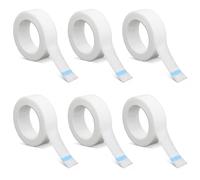 Lusofie 8 Rolls Eyelash Extension Lash Tape, 10 Yard Eyelash Lash Tapes for Eyelash Extension, Medical Eyelash Tapes Sensitive Skin For Lashes, Makeup, Wound Care (0.5 Inch)