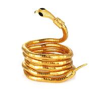 Lusofie Snake Bracelet and Choker - Adjustable Punk Snake Cuff, Flexible Multi-Purpose Medusa Necklace for Women and Men