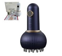 Lussara 4-in-1 Lymphatic Drainage Massager, Lymphatic Drainage Massager for Legs, Arms & Belly Anti-Cellulite, Lipedema Massage Drainages Tool (Meridian Brush,Blue)