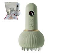 Lussara 4-in-1 Lymphatic Drainage Massager, Lymphatic Drainage Massager for Legs, Arms & Belly Anti-Cellulite, Lipedema Massage Drainages Tool (Meridian Brush,Green)