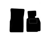 Lusso Floor Carpet Mats for Car | Tailored/Compatible to Fit BMW Z4 2003 to 2009 E85 E86 | with DELUXE Carpet | Front & Rear with Heel Pad | 2-Piece Set (Red Edging)