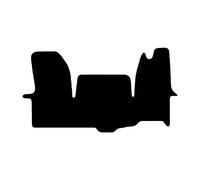 Lusso Floor Carpet Mats for Car | Tailored/Compatible to Iveco Daily 2014+ Onwards | DELUXE Carpet | Heavy Duty Deluxe Car Mats | 1 piece Set (Blue Edging)