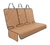 Lusso Gear Dog Car Seat Cover for Back Seat, Protects from Scratches, Scuffs, Shedding, Mud, & More, 100% Waterproof, Non-Slip Cover Stays Securely in Place, Fits Your Car, Truck, & SUV (Tan)