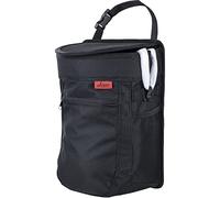 Lusso Gear Spill-Proof Car Bin, Car Trash Can for Rubbish - Removable Liner & Storage Pockets - Keep Car, Auto, Motor Tidy, Organised & Odor Free - Large 9L Capacity Garbage Bin (Black)