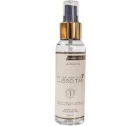 Lusso Tan Golden Glow Mist for Face and Hands - Light, Organic, Vegan and Cruelty-Free Tinted Gradual Self-Tanning Spray in Natural Golden Tan with Vitamins. Instant-drying, Streak-Free.