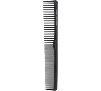 T4B Lussoni Cutting Comb Shatterproof Carbon Hair Cutting Comb for All Hair Types with Antistatic and Negative Ions, Coarse and Fine Teeth (114)