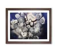 Lust Of My Soul In Abstract Modern Art Framed Print | A2 Walnut Framed Wall Art | Ready to Hang | Abstract Fantasy Picture | Living Room Bedroom Lounge Office