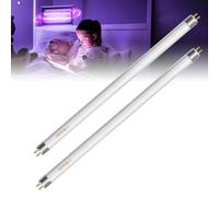 Lustaled Fly Killer Replacement Bulbs, T5 8W Fluorescent Tube 12in UV BL368 Replacement for 8/16W Fly Insect Killer/Bug Zapper/Mosquito Killer, 2 Pack