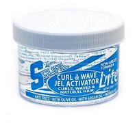 Luster's Scurl S Curl Hair Gel Curl and Wave Jel Activator Lite 297, Clear, 1 Count