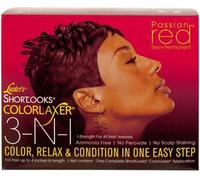 LUSTER'S SHORTLOOKS COLOR RELAXER 3 IN 1 PASSION RED SEMI-PERMANENT