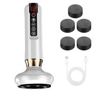 LustLocke Cellulite Massager with 12 Intensity Levels and 12-Level Red Light Heating, Anticellulite Devices Massage for Arms, Legs, Cupping, Gris, Cupping Device for Cleaning Meridians