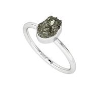 Lustre and Light Natural Raw/Raw Gemstone Stackable Ring for Women Sterling Silver Birthstone Gifts for Her (Frame Set), Free Size, gemstone metal, Watermelon Tourmaline