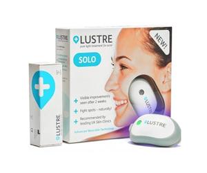 LUSTRE® ClearSkin Solo - Blue Light Acne Treatment Device, UV-Free & Wireless | LED Therapy for Face & Body, Spots & Blemishes | Helps Reduce Breakouts, Inflammation & Redness | Gentle Skincare