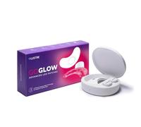 LUSTRE® GoGlow Advanced Under-Eye Wireless LED Patches | Brightening & Depuffing Light Therapy Device with Red + Blue LED (415nm/630nm) | 3-Minute Express Treatment | Rechargeable Travel Case