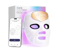 LUSTRE® Renew Pro LED Face Mask for Anti-Ageing - Advanced LED Light Therapy Facewear for Wrinkles & Collagen Support - Blue, Red & Infrared Light - Firm, Smooth & Refine Skin Texture
