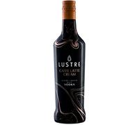LUSTRE Vegan Cream Liqueur | Cafe Latte Vodka Cream | Luxury Liqueur | Coffee Vodka | Shots | 15% ABV | Lactose Free, Dairy Free | Perfect for Parties, Birthday Gift, Cocktail Ingredient