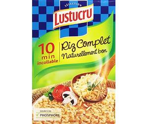 Lustucru Rice Complete 10 Min Know 450 g, Pack of 6
