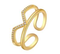 LUTAKU Women's Tarnish - resistant Kate Royal Princess - style Stacking Ring, Cute and Delicate Gift Ring for Women