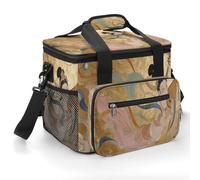Lute Fairy in The Clouds Cooler Bags Insulated Lightweight Lunch Cooler Pack Large Leakproof Camping Ice Chest Collapsible Sided Cooler Bags for Hiking Beach Travel Picnic