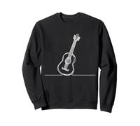 Lute Line Art Musicians Sweatshirt